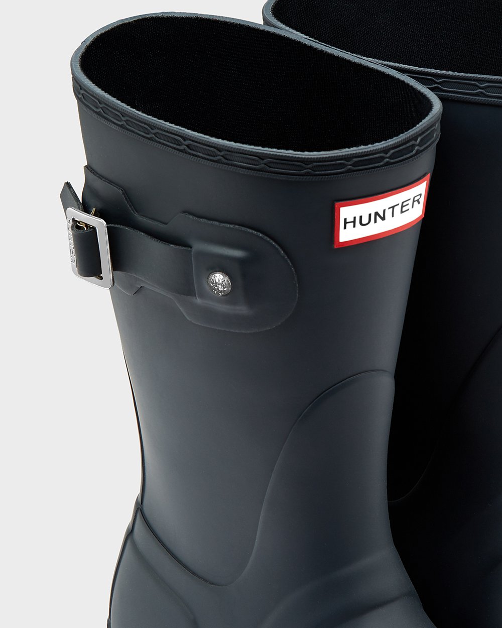 Galochas Curtas Hunter Feminina Azul Marinho - Original - 82YICSXBT